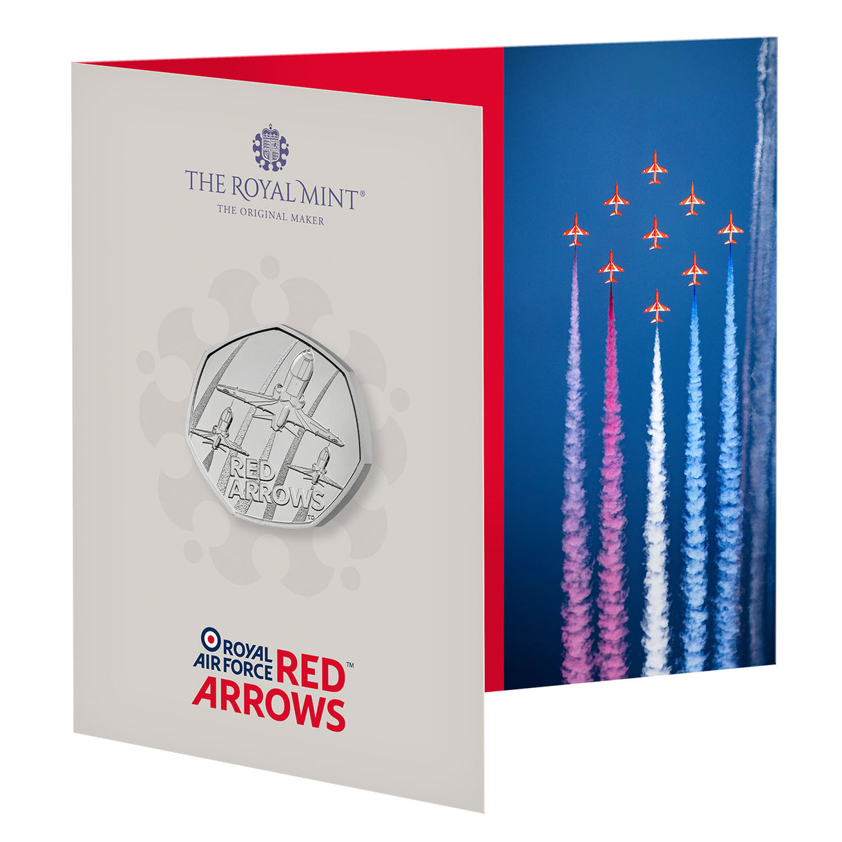 Great Britain Red Arrows 2024 50p Cupro-Nickel Brilliant Uncirculated Coin