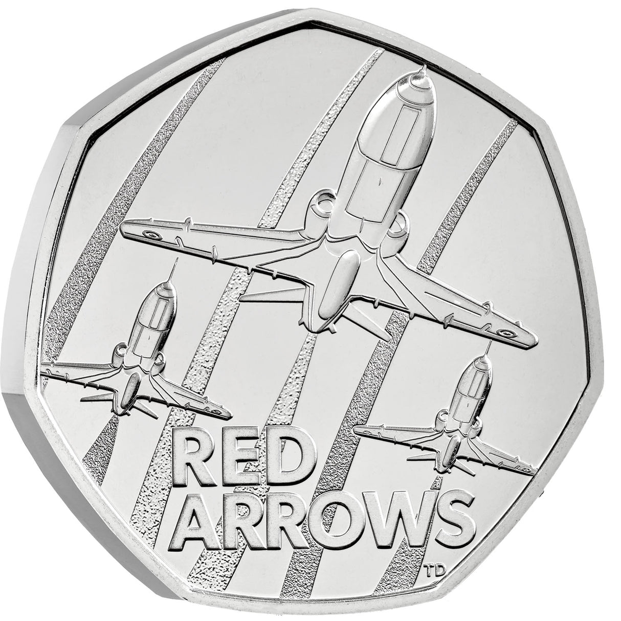 Great Britain Red Arrows 2024 50p Cupro-Nickel Brilliant Uncirculated Coin