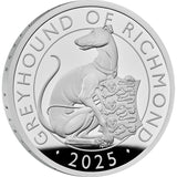 Great Britain Royal Tudor Beasts The Tudor Greyhound 2024 £2 1oz Silver Proof Coin