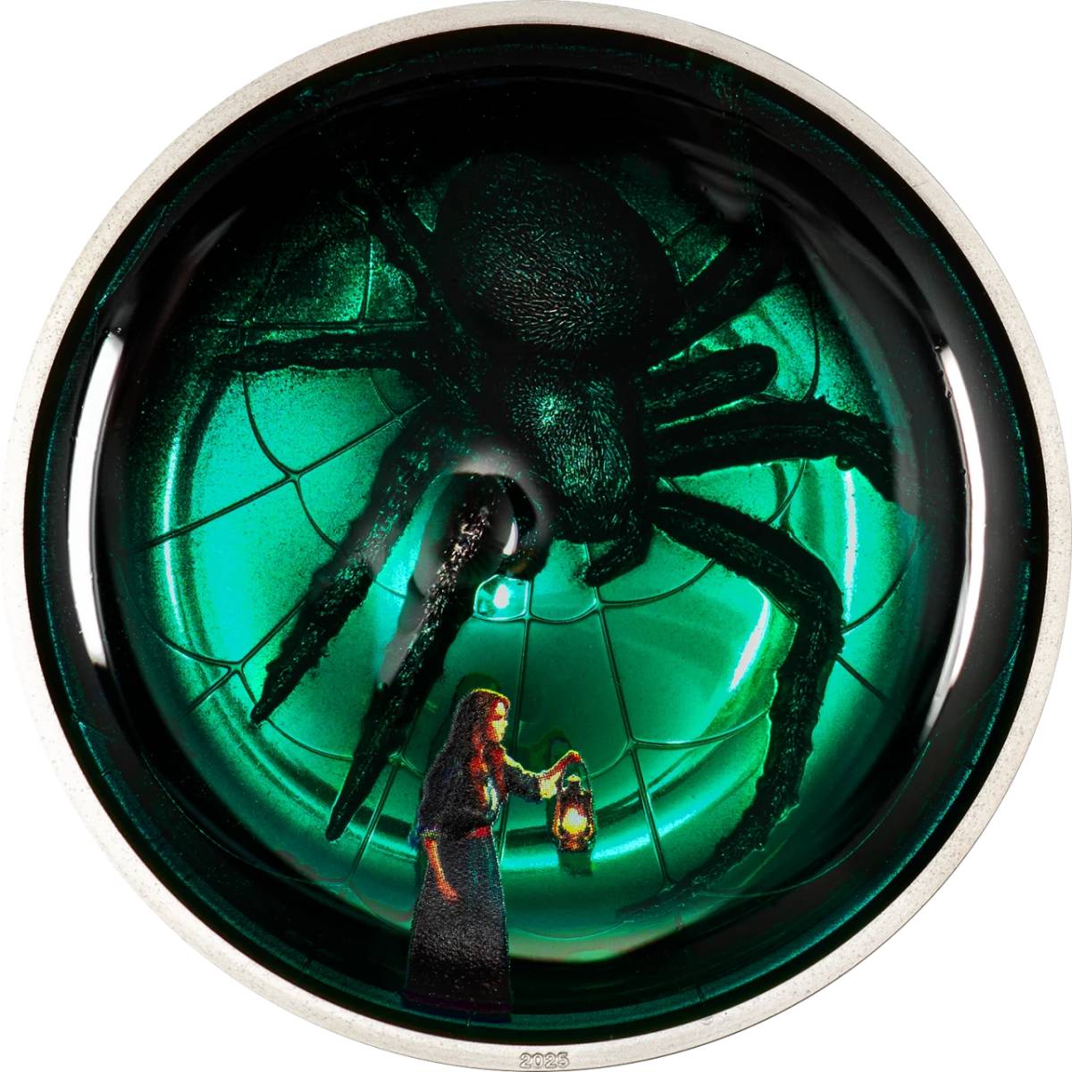 Arachnophobia 2025 $10 Enamel 2oz Silver Proof Coin