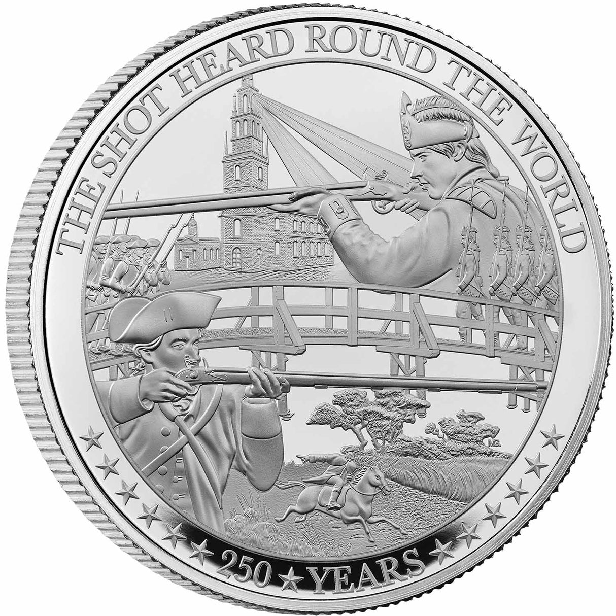 Great Britain Battle of Independence 2025 £2 1oz Silver Proof Coin