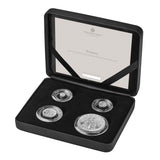 Great Britain Britannia 2025 Silver Reverse Frosted Proof 4-Coin Set