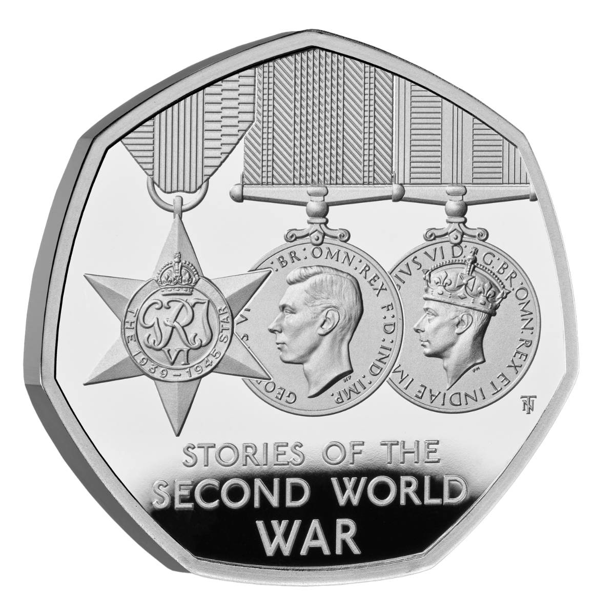 Great Britain Stories of the Second World War 2025 50p Silver Proof Coin