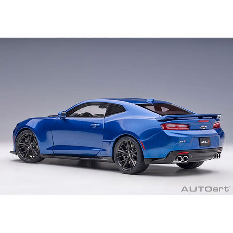 CHEVROLET CAMARO ZL1 2017 (HYPER BLUE METALLIC) - 1:18 Scale Composite Model Car