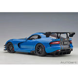 DODGE VIPER ACR 2017 (COMPETITION BLUE W/ BLACK STRIPES) - 1:18 Scale Composite Model Car