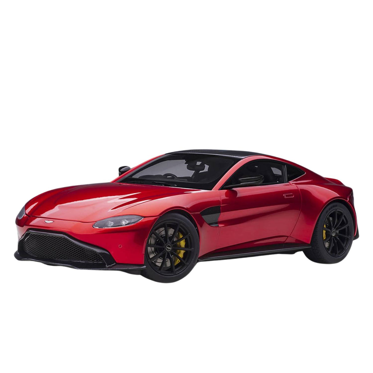 ASTON MARTIN VANTAGE 2019 (HYPER RED/CARBON BLACK ROOF) - 1:18 Scale Composite Model Car