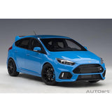 FORD FOCUS RS 2016 (NITROUS BLUE) - 1:18 Scale Composite Model Car