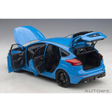 FORD FOCUS RS 2016 (NITROUS BLUE) - 1:18 Scale Composite Model Car