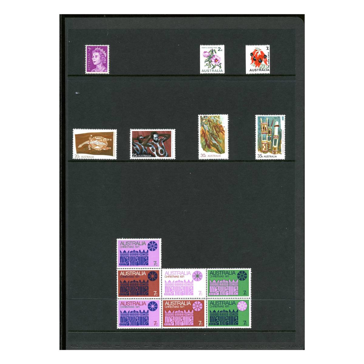 Australia 1971-75 Decimal Stamp Collection Mint Unhinged