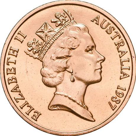 Australia 1987 1cent Uncirculated Coin