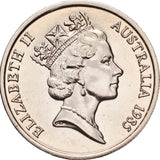 Australia 1985 5c Uncirculated Coin