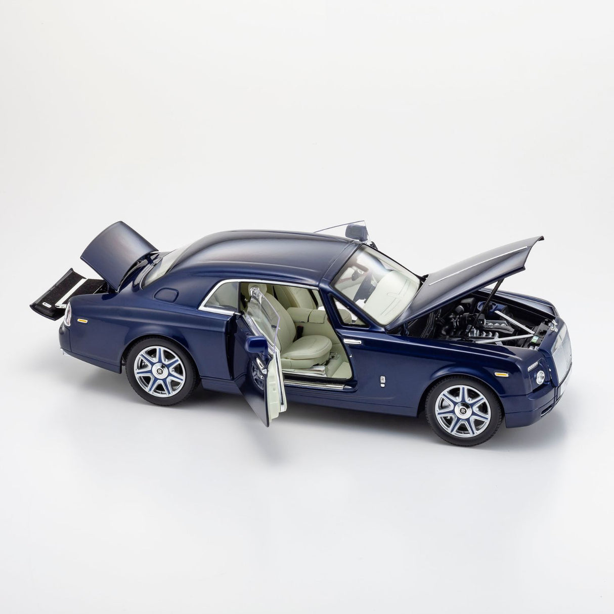 Rolls-Royce Phantom Coupe - Blue Metallic - 1:18 Scale Diecast Model Car