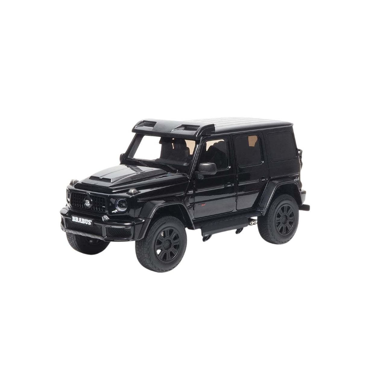 BRABUS G-CLASS G 63 4x4 - 2023 - BLACK METALLIC (OBSIDIAN BLACK) - 1:18 Scale Resin Model Car