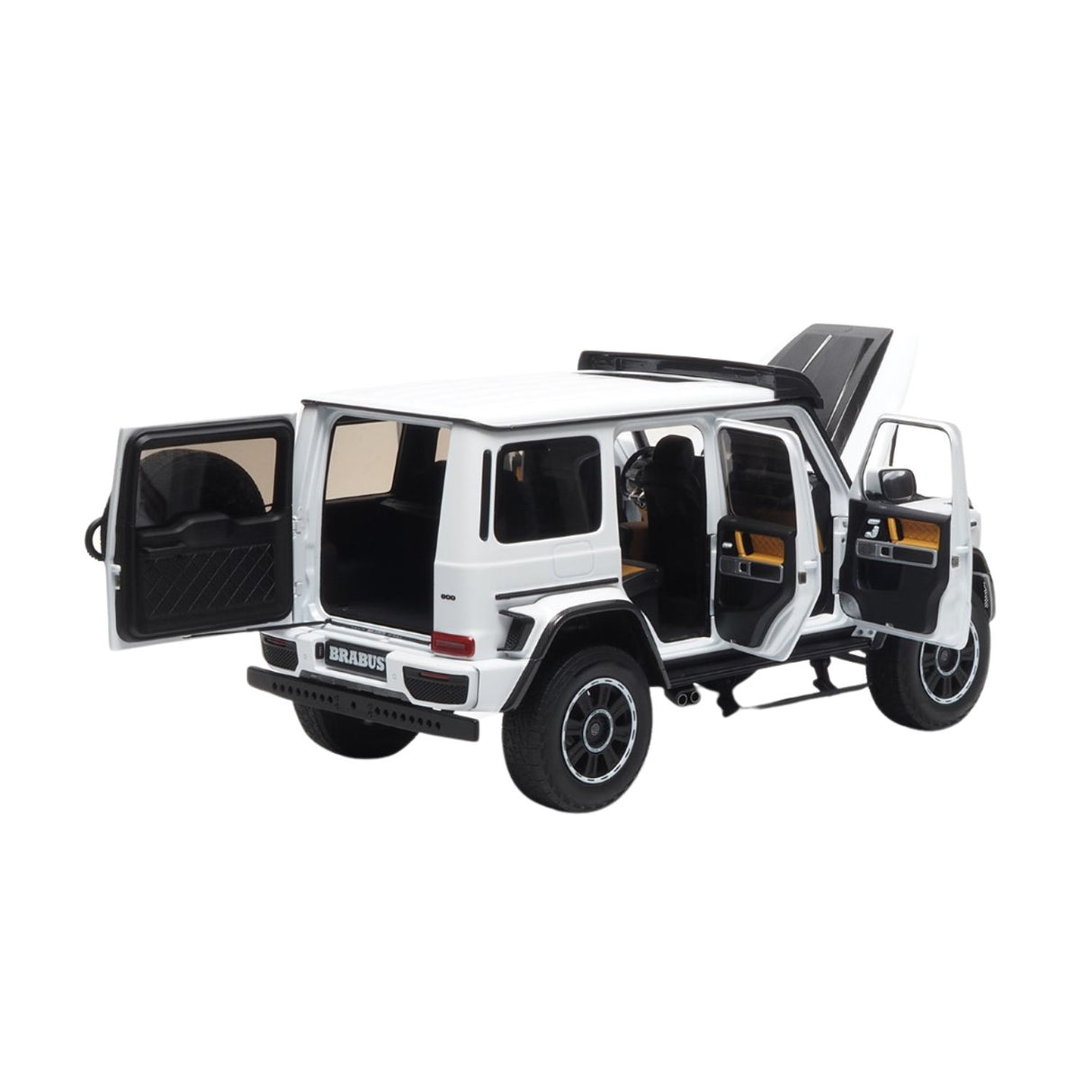 BRABUS G-CLASS G 63 4x4 - 2023 - DIAMOND WHITE - 1:18 Scale Resin Model Car