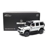 BRABUS G-CLASS G 63 4x4 - 2023 - DIAMOND WHITE - 1:18 Scale Resin Model Car