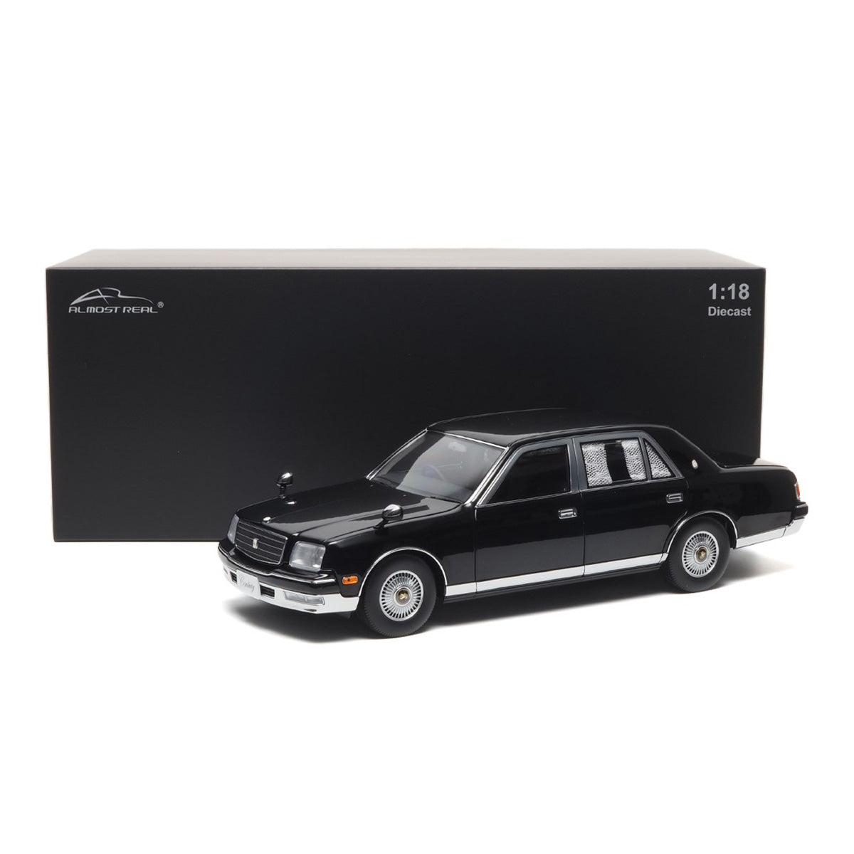 TOYOTA CENTURY - 1997 - BLACK - 1:18 Scale Diecast Model Car