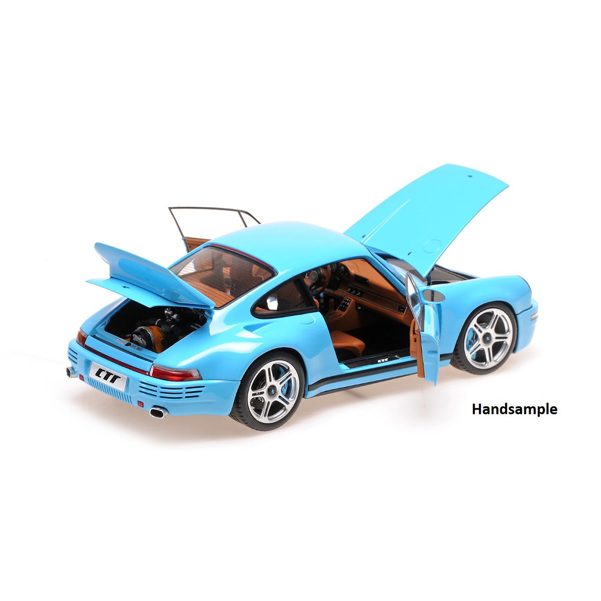 RUF CTR ANNIVERSARY - 2017 - BAVARIAN SKY BLUE - 1:18 Scale Diecast Model Car