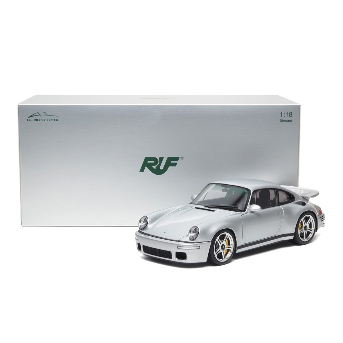 RUF CTR ANNIVERSARY - 2017 - GT SILVER - 1:18 Scale Diecast Model Car