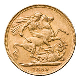 Victoria 1899P Gold Sovereign Extremely Fine