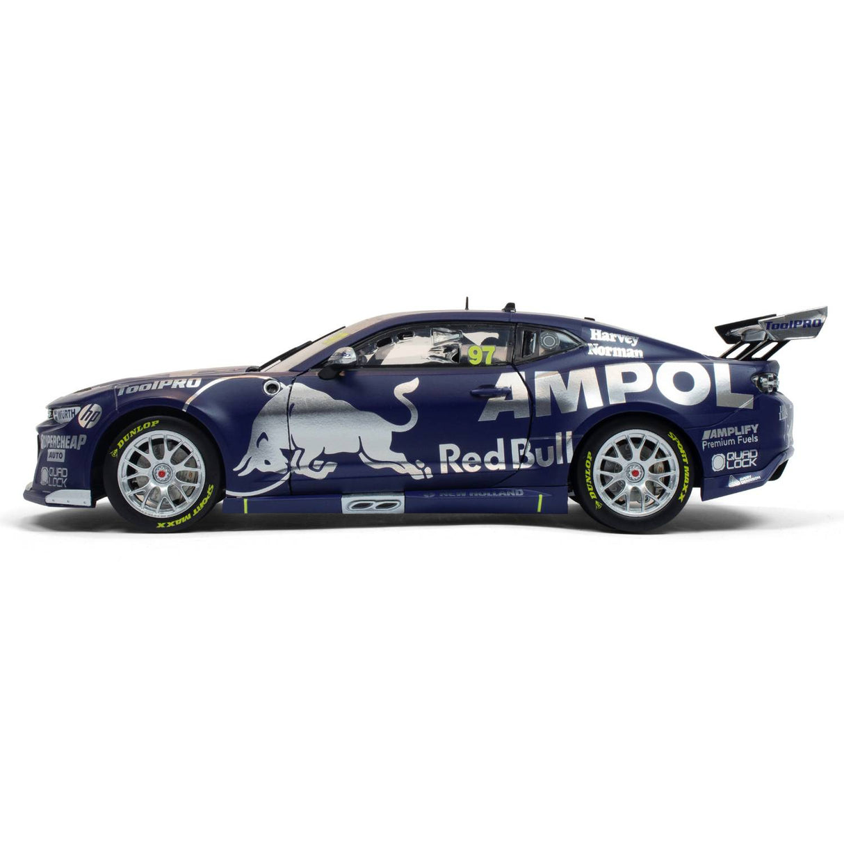 CHEVROLET  CAMARO - TRIPLE EIGHT RACE ENGINEERING - RED BULL AMPOL RACING - VAN GISBERGEN #97 - 2023 TEST LIVERY - 1:18 Scale Diecast Model Car