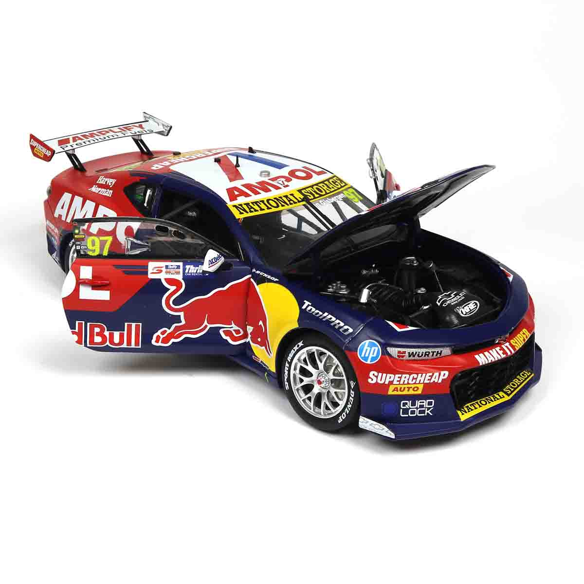 CHEVROLET CAMARO GEN3 ZL1 - RED BULL RACING - VAN GISBERGEN  #97 - Thrifty Newcastle 500 - Race 2 WINNER - 1:18 Scale Diecast Model Car