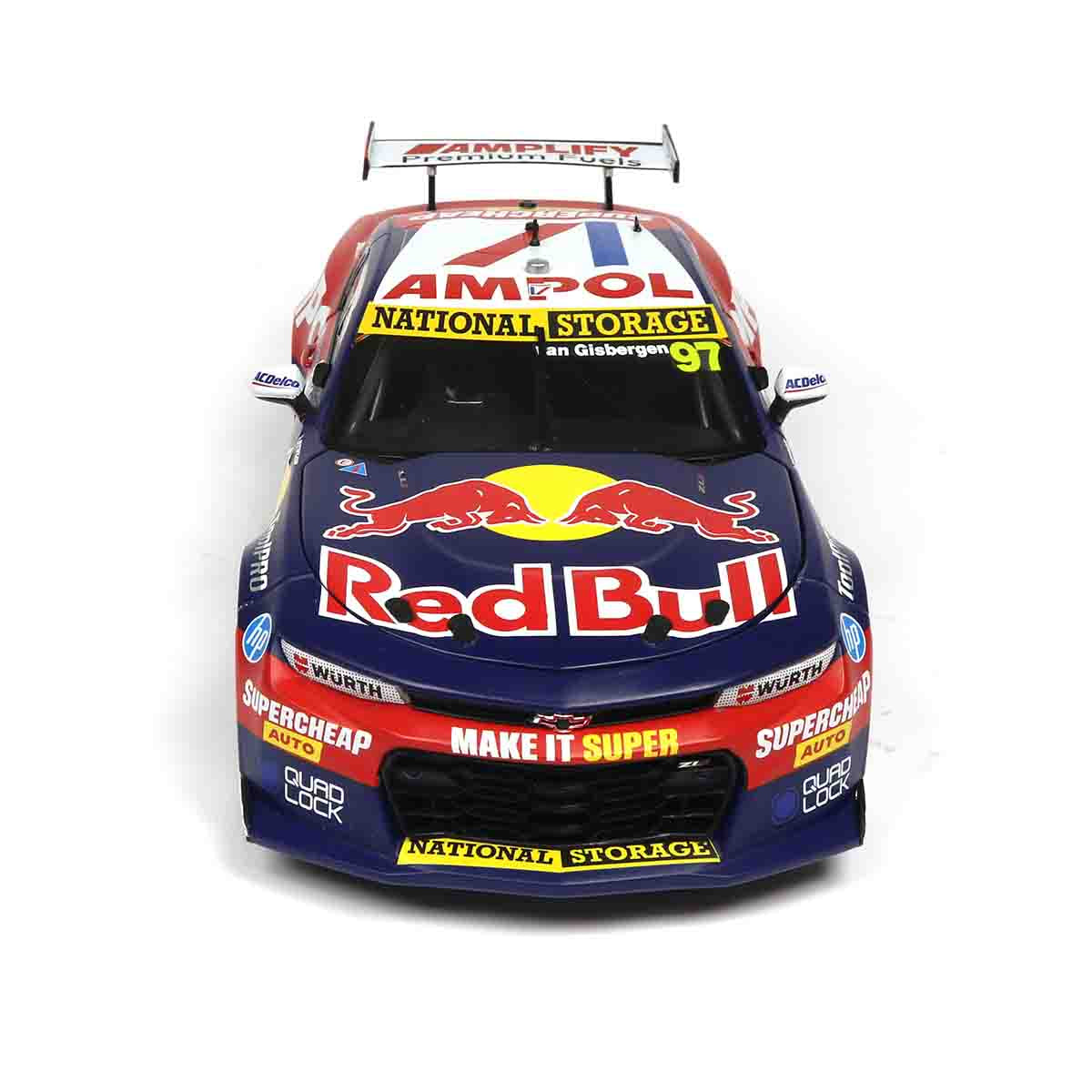 CHEVROLET CAMARO GEN3 ZL1 - RED BULL RACING - VAN GISBERGEN  #97 - Thrifty Newcastle 500 - Race 2 WINNER - 1:18 Scale Diecast Model Car