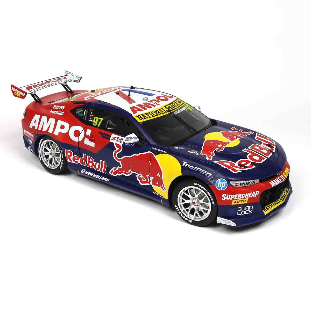 CHEVROLET CAMARO GEN3 ZL1 - RED BULL RACING - VAN GISBERGEN  #97 - Thrifty Newcastle 500 - Race 2 WINNER - 1:18 Scale Diecast Model Car