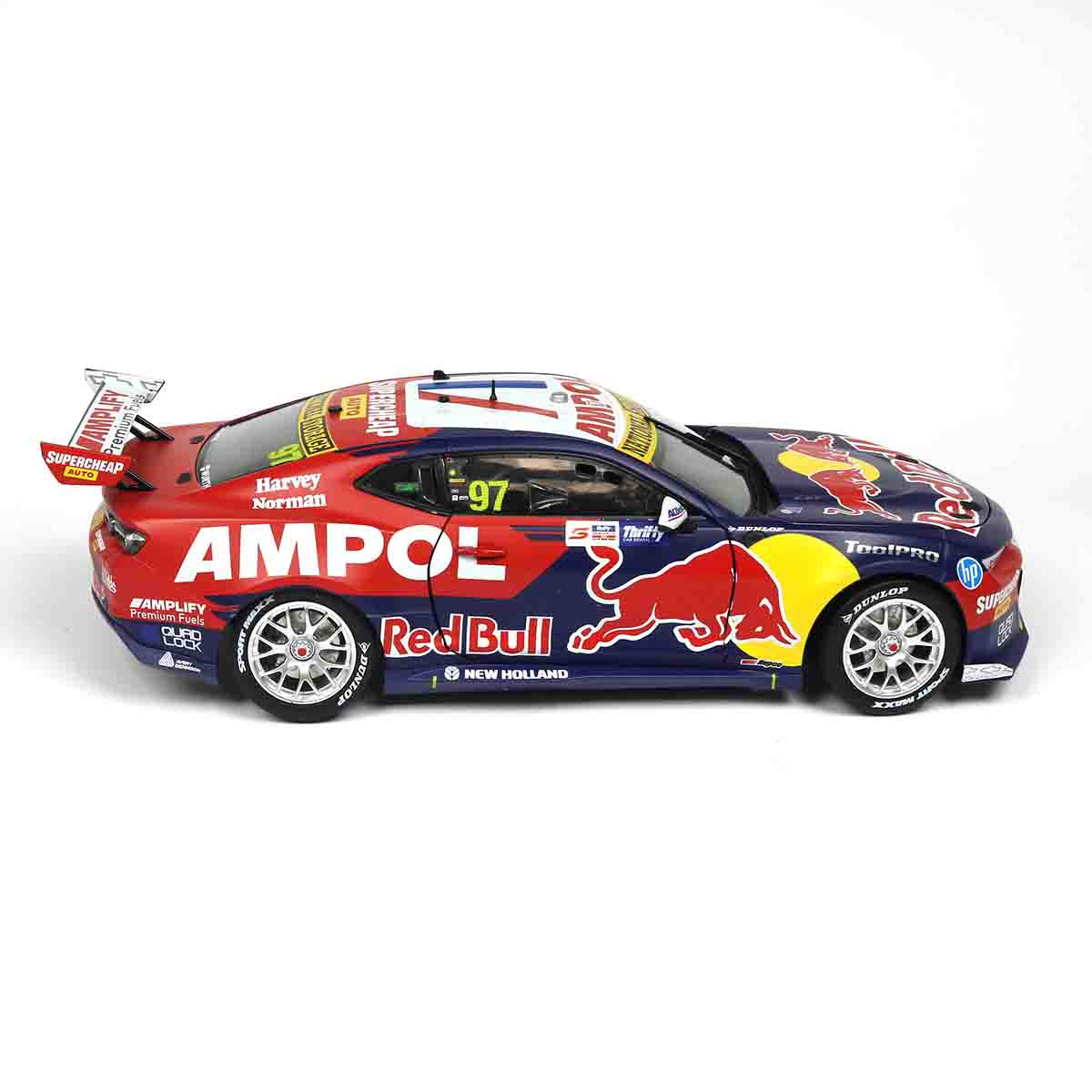 CHEVROLET CAMARO GEN3 ZL1 - RED BULL RACING - VAN GISBERGEN  #97 - Thrifty Newcastle 500 - Race 2 WINNER - 1:18 Scale Diecast Model Car