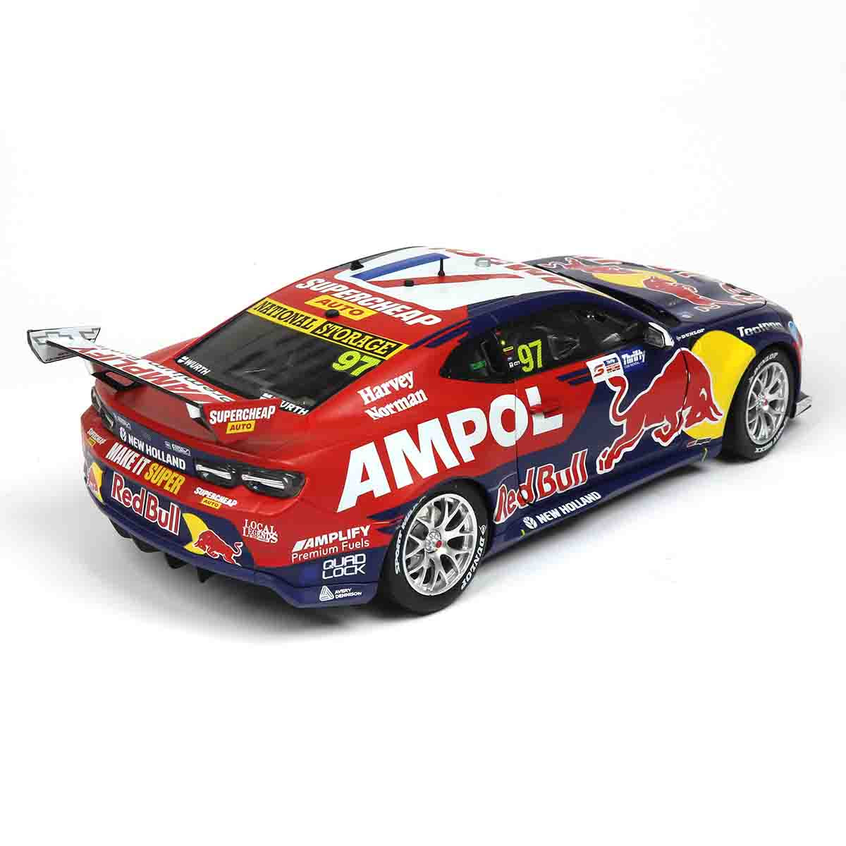 CHEVROLET CAMARO GEN3 ZL1 - RED BULL RACING - VAN GISBERGEN  #97 - Thrifty Newcastle 500 - Race 2 WINNER - 1:18 Scale Diecast Model Car