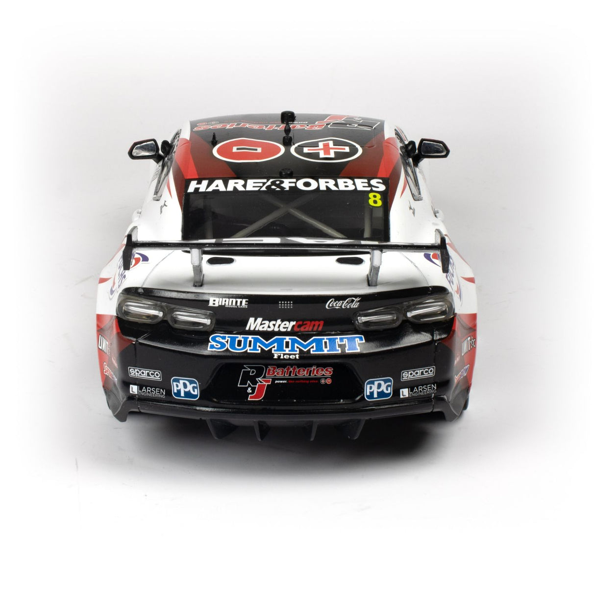 CHEVROLET CAMARO GEN3 ZL1 - BJR - HEIMGARTNER #8 - NED Whisky Tasmania Supersprint - Race 10 RUNNER-UP - 100 ROUND STARTS - 1:18 Scale Diecast Model Car