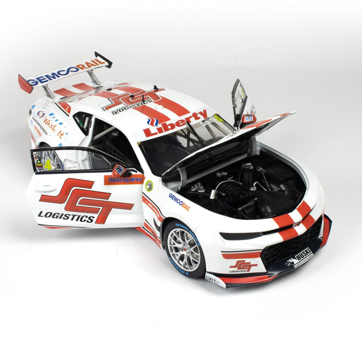 CHEVROLET CAMARO GEN3 ZL1 - BJR - SMITH #4 - 2023 Beaurepaires Melbourne 400 - Race 4 - 1:18 Scale Diecast Model Car