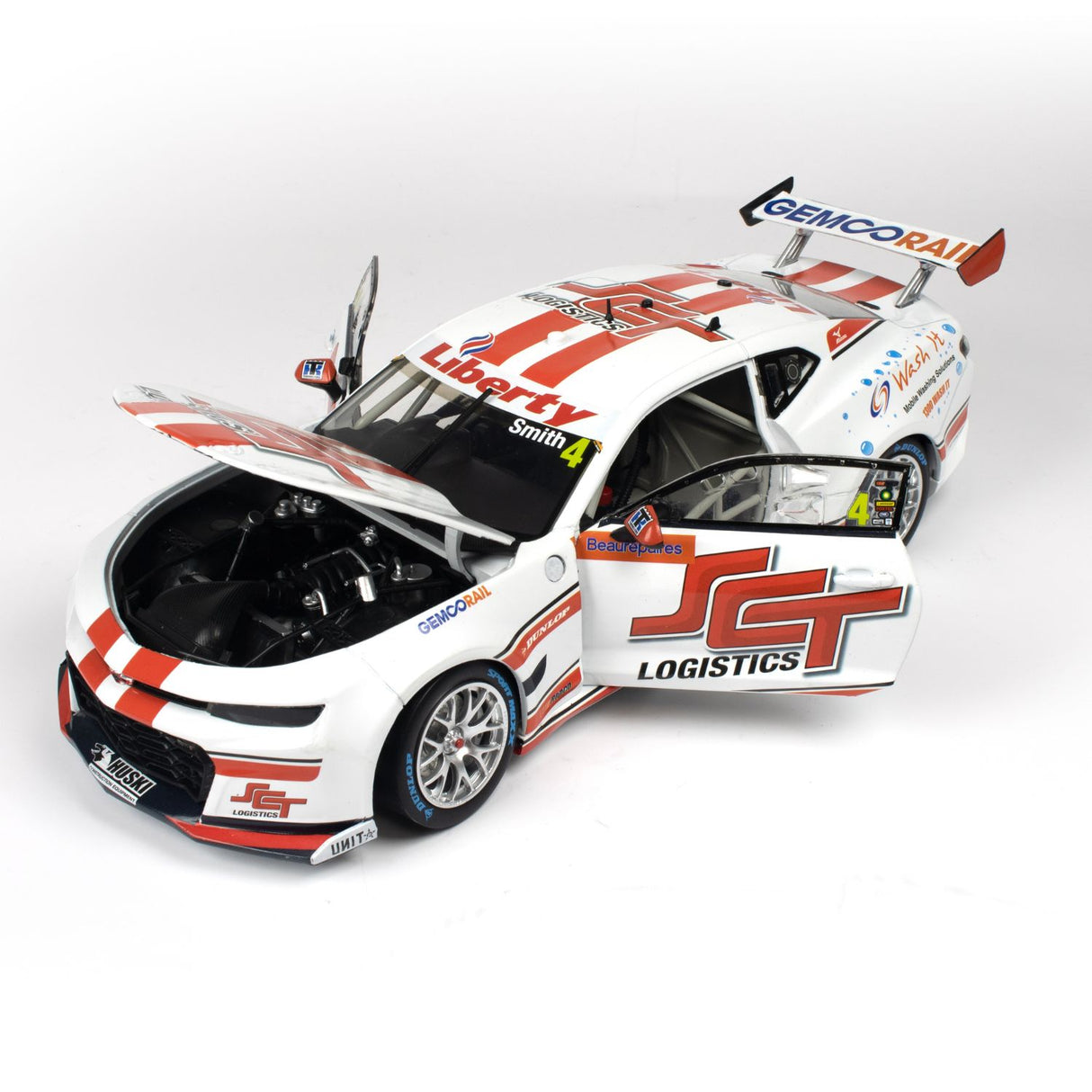 CHEVROLET CAMARO GEN3 ZL1 - BJR - SMITH #4 - 2023 Beaurepaires Melbourne 400 - Race 4 - 1:18 Scale Diecast Model Car