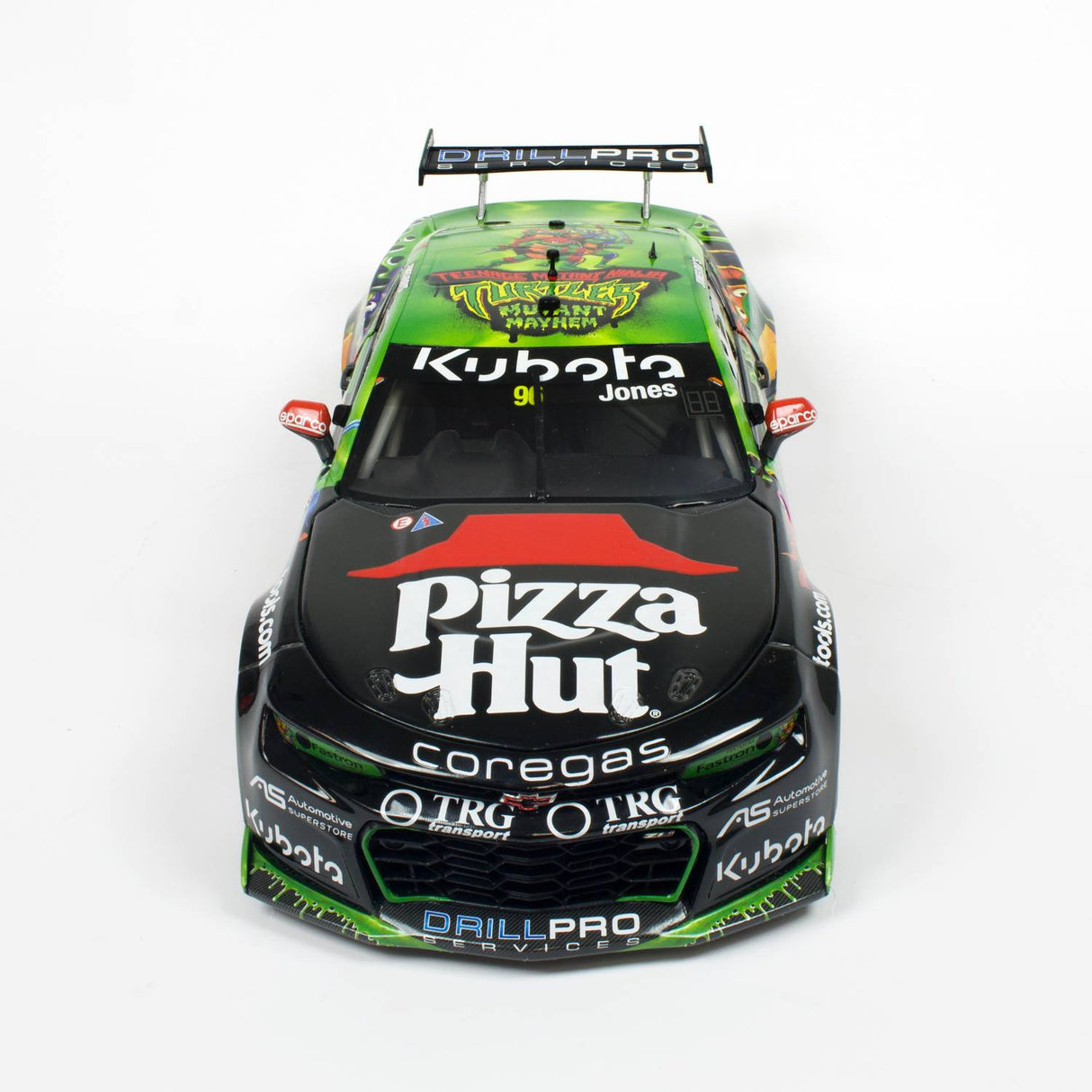 CHEVROLET CAMARO - BJR - JONES/BOYS #96 - 2023 Penrite Sandown 500 - Race 24 - Pizza Hut TMNT  Livery - 1:18 Scale Diecast Model Car