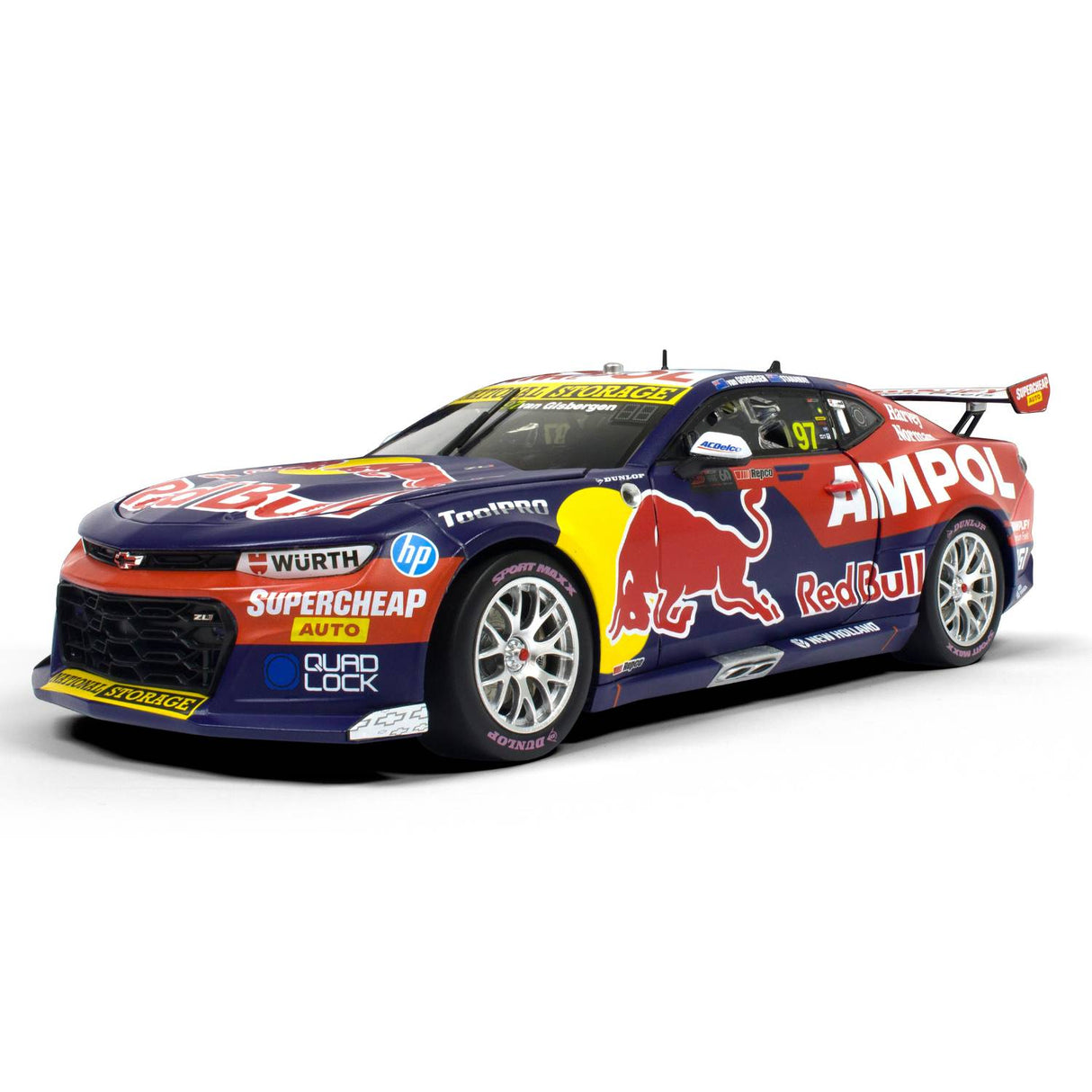 CHEVROLET CAMARO - RED BULL AMPOL RACING - VAN GISBERGEN/STANAWAY #97 - 2023 Bathurst 1000 WINNER - 1:18 Scale Diecast Model Car