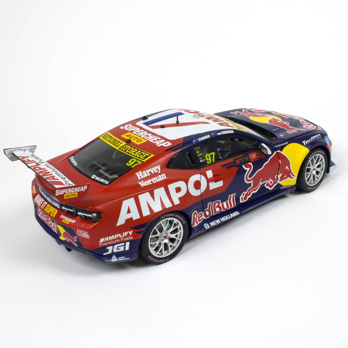 CHEVROLET CAMARO - RED BULL AMPOL RACING - VAN GISBERGEN/STANAWAY #97 - 2023 Bathurst 1000 WINNER - 1:18 Scale Diecast Model Car