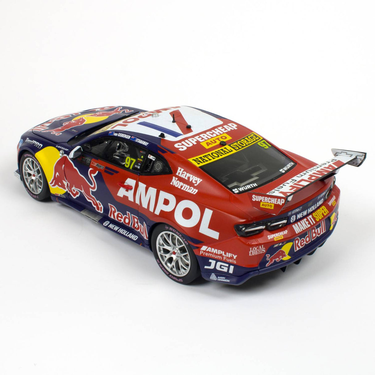 CHEVROLET CAMARO - RED BULL AMPOL RACING - VAN GISBERGEN/STANAWAY #97 - 2023 Bathurst 1000 WINNER - 1:43 Scale Diecast Model Car