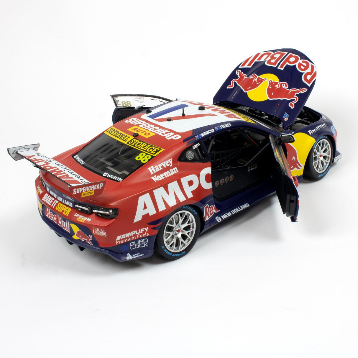 CHEVROLET CAMARO - RED BULL AMPOL RACING - FEENEY / WHINCUP #88 - 2023 Sandown 500 WINNER - 1:18 Scale Diecast Model Car