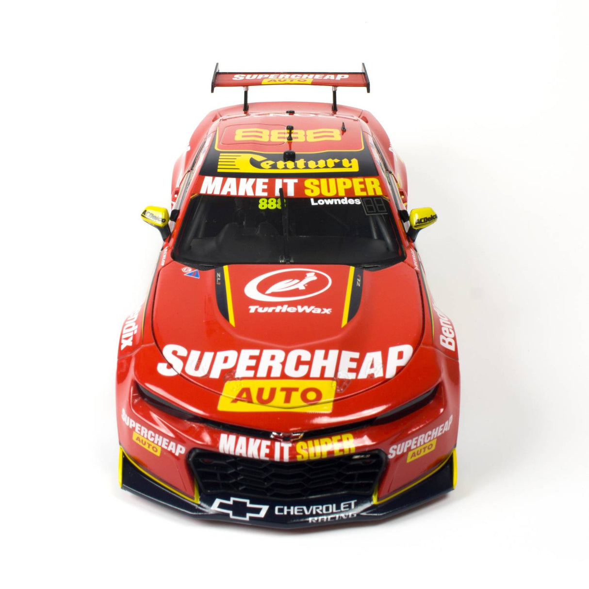 CHEVROLET CAMARO - SUPERCHEAP AUTO RACING - LOWNDES / GODDARD #888 - 2023 Bathurst 1000 WILDCARD - 1:18 Scale Diecast Model Car