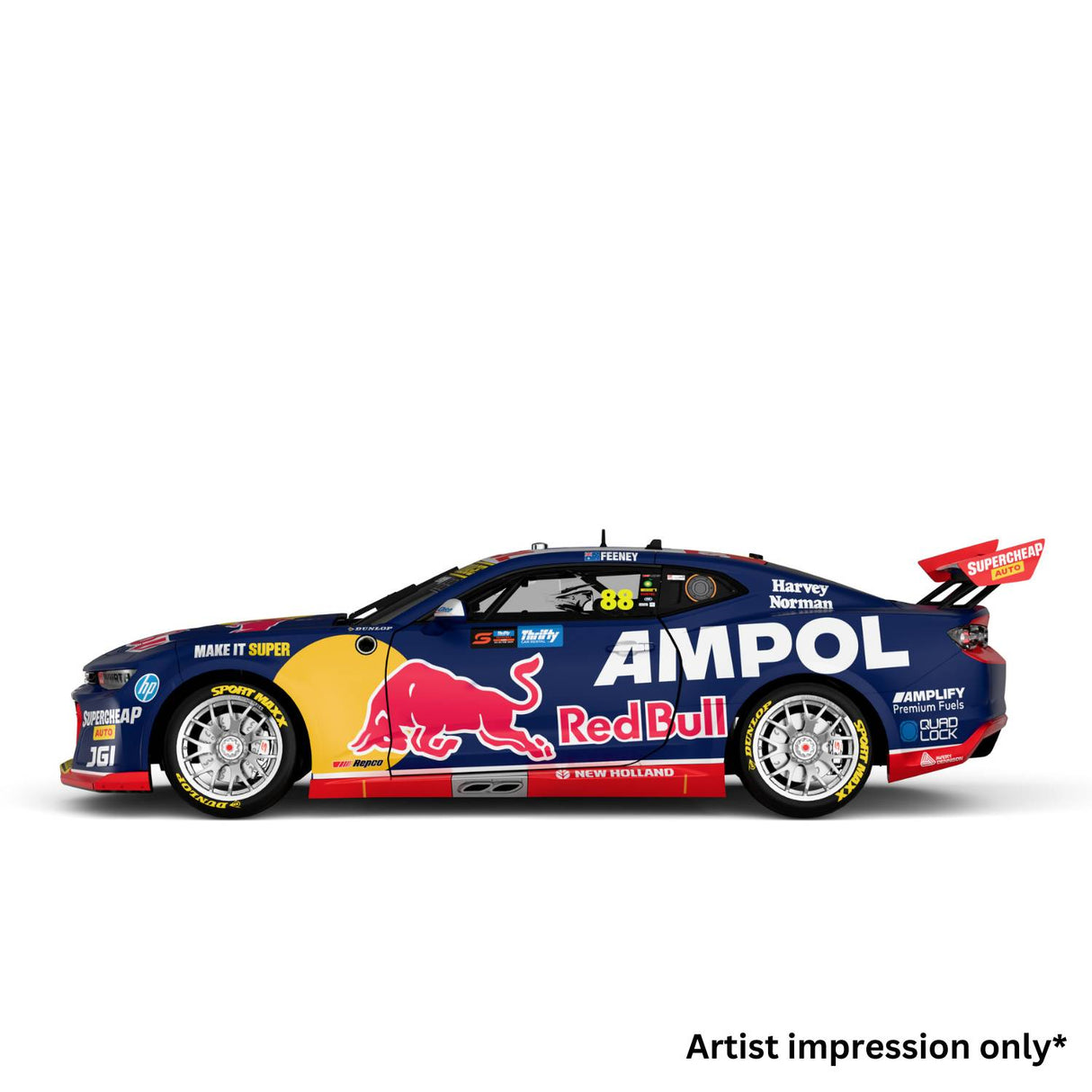 CHEVROLET CAMARO - RED BULL AMPOL RACING - FEENEY #88 - THRIFTY BATHURST 500 - RACE 1 WINNER - 1:18 Scale Diecast Model Car