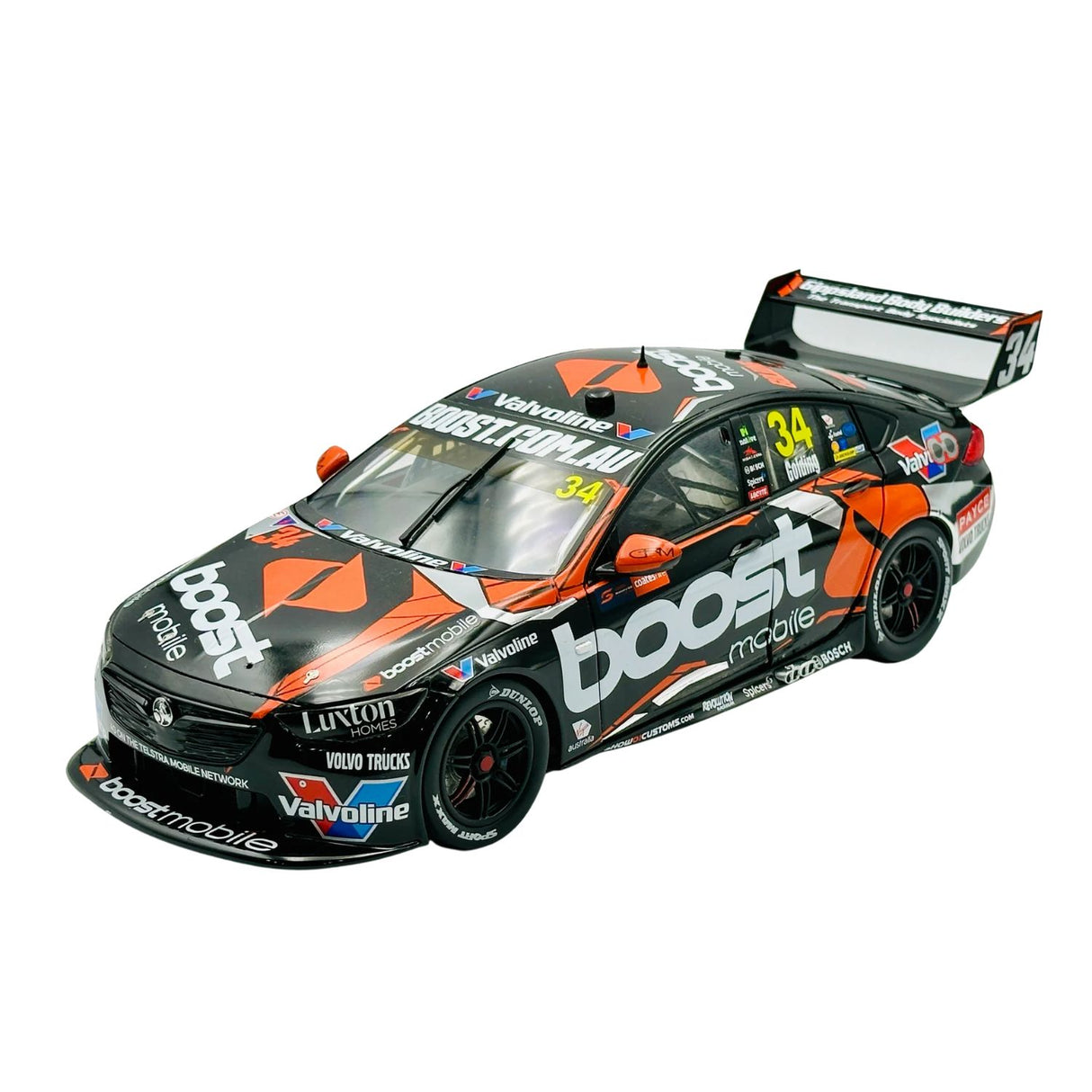 Holden ZB Commodore #34 Driver: James Golding - 1:43 Scale Model Car