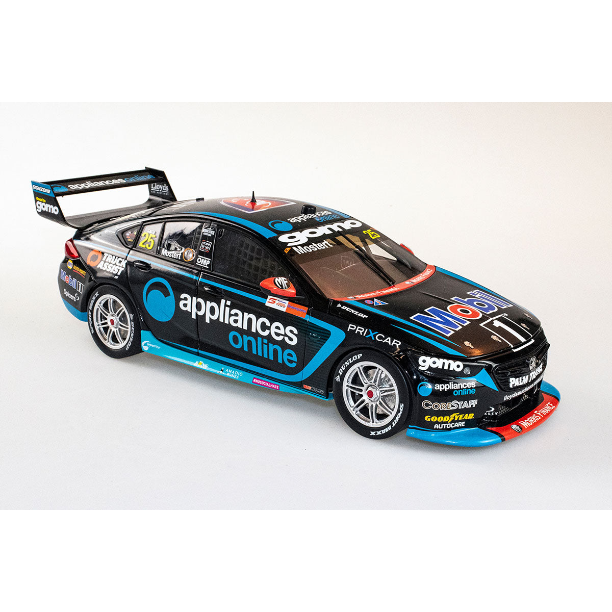 Holden ZB Commodore - #25 Chaz Mostert - Mobil 1 Appliances Online Racing - Winner, Race 8, 2021 Beaurepaires Tasmania Supersprint - 1:43 Model Car