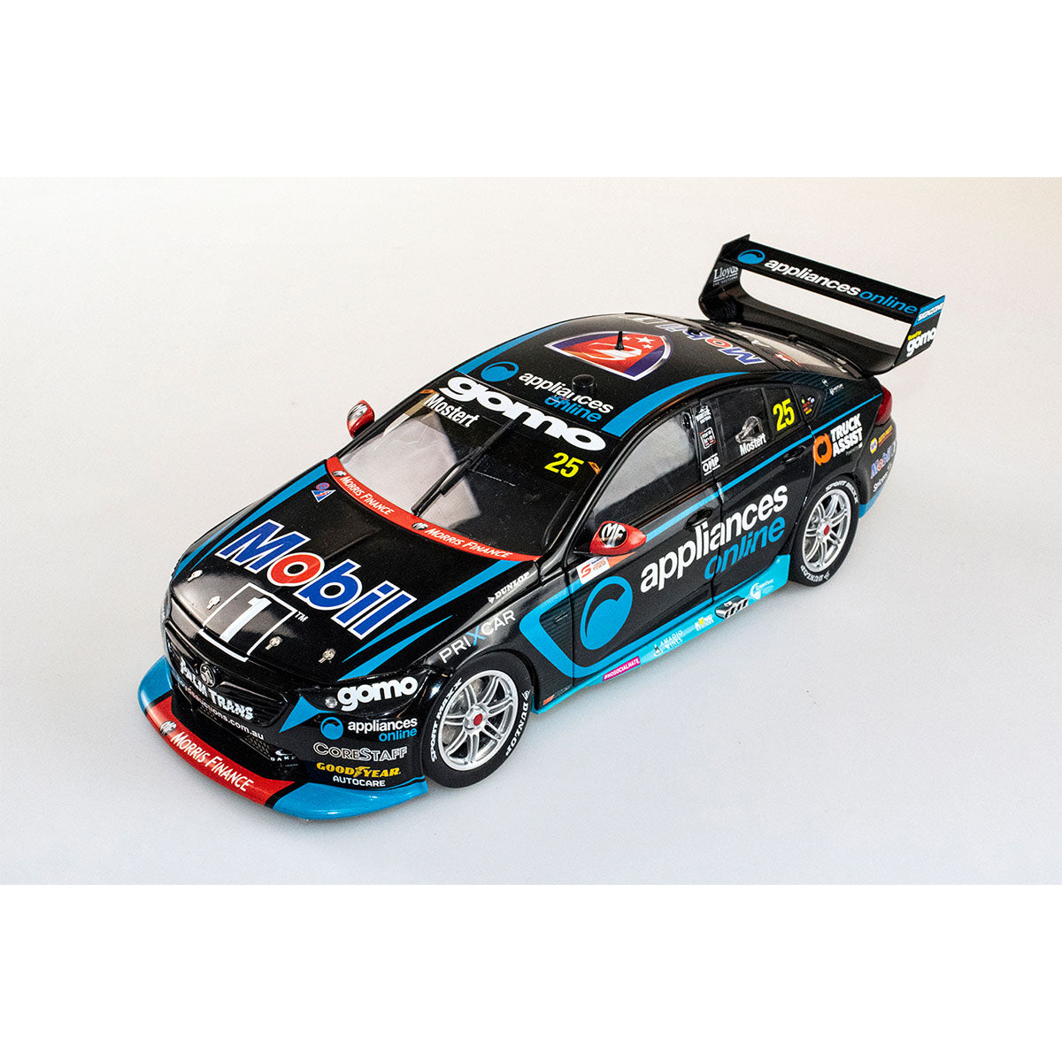 Holden ZB Commodore - #25 Chaz Mostert - Mobil 1 Appliances Online Racing - Winner, Race 8, 2021 Beaurepaires Tasmania Supersprint - 1:43 Model Car