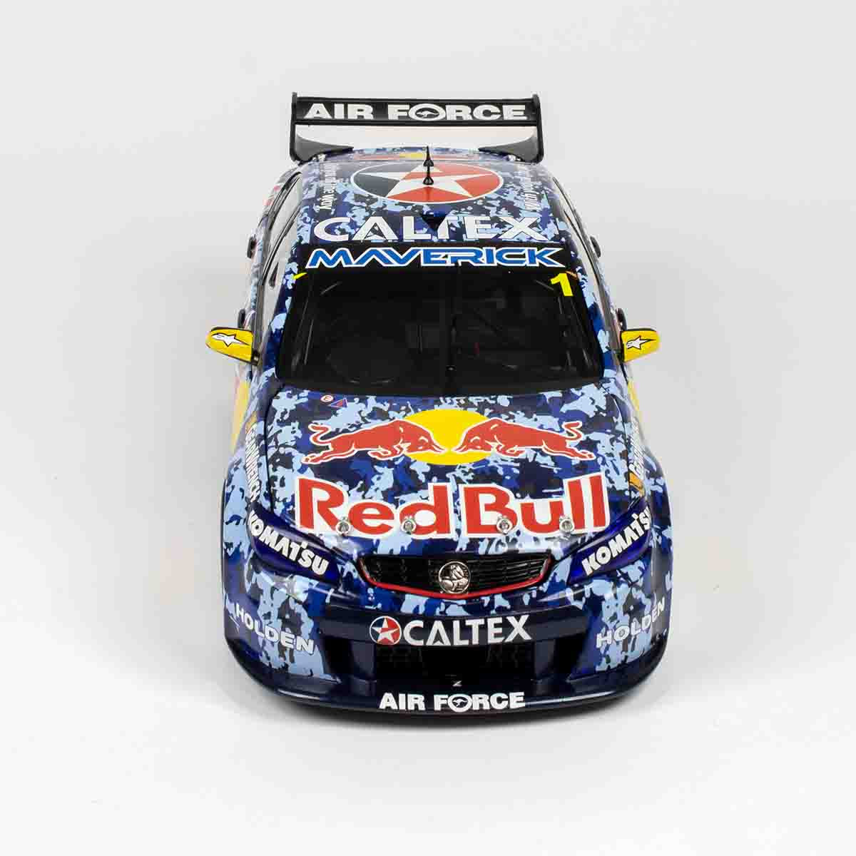 HOLDEN VF COMMODORE - RED BULL RACING #1 - WHINCUP/DUMBRELL - 2014 BATHURST 1000 AIR FORCE LIVERY - 1:43 Scale Diecast Model Car