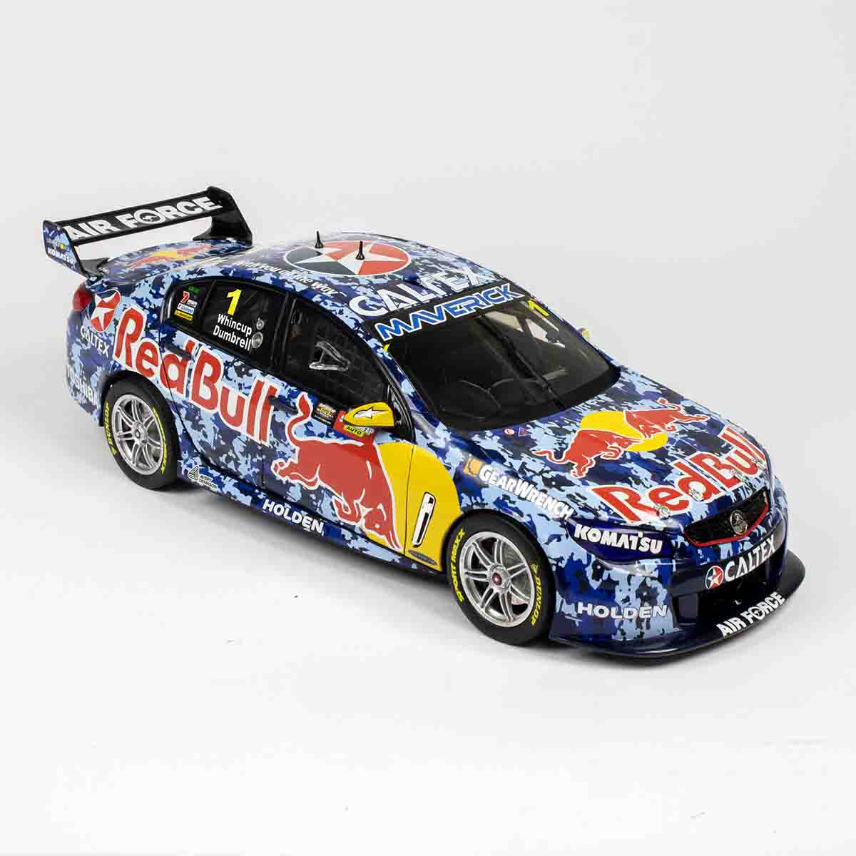 HOLDEN VF COMMODORE - RED BULL RACING #1 - WHINCUP/DUMBRELL - 2014 BATHURST 1000 AIR FORCE LIVERY - 1:43 Scale Diecast Model Car