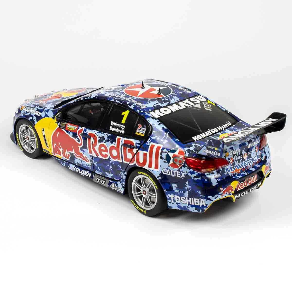 HOLDEN VF COMMODORE - RED BULL RACING #1 - WHINCUP/DUMBRELL - 2014 BATHURST 1000 AIR FORCE LIVERY - 1:43 Scale Diecast Model Car