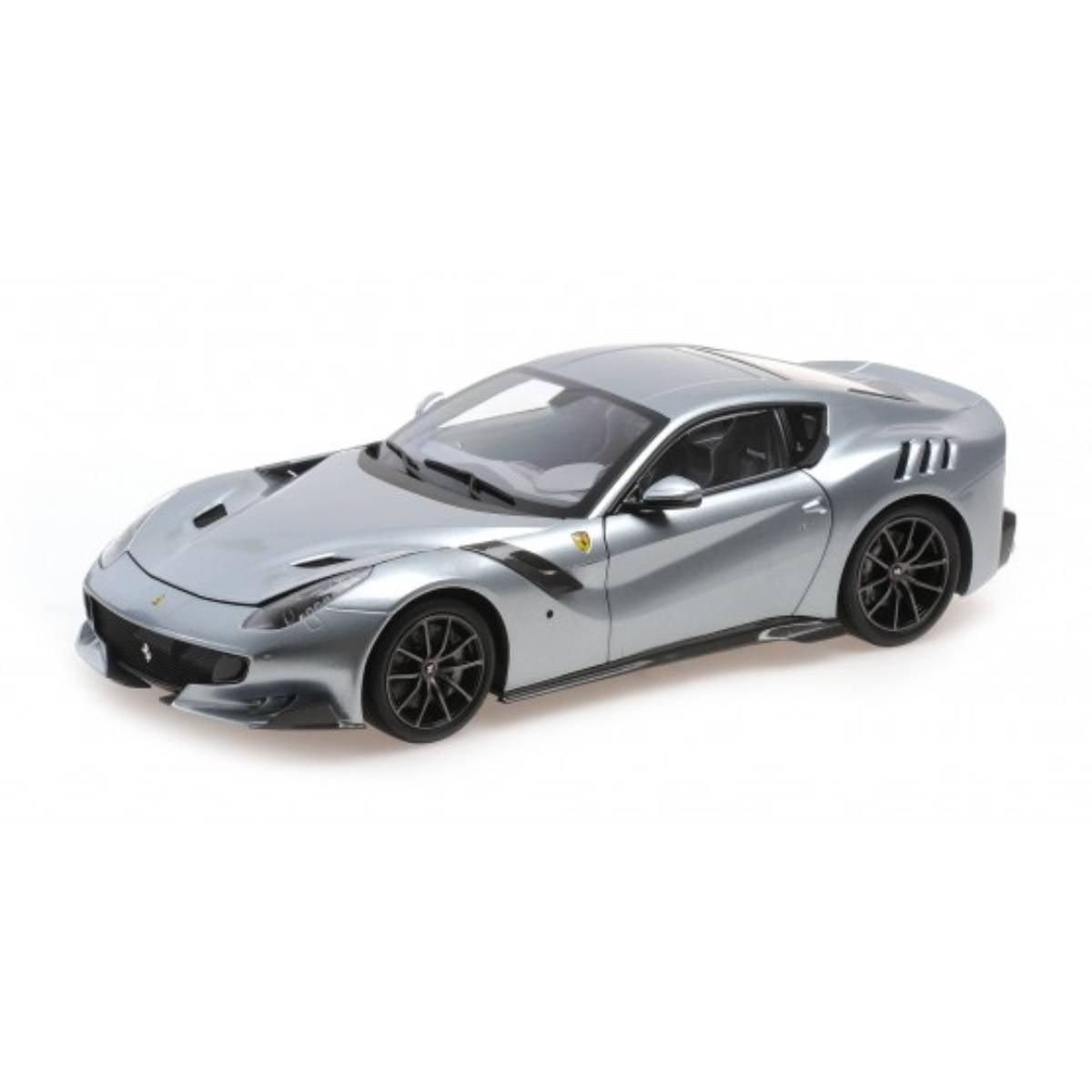 FERRARI F12 TDF - 2015 - GRIGIO TITANO - 1:18 Scale Diecast Model Car