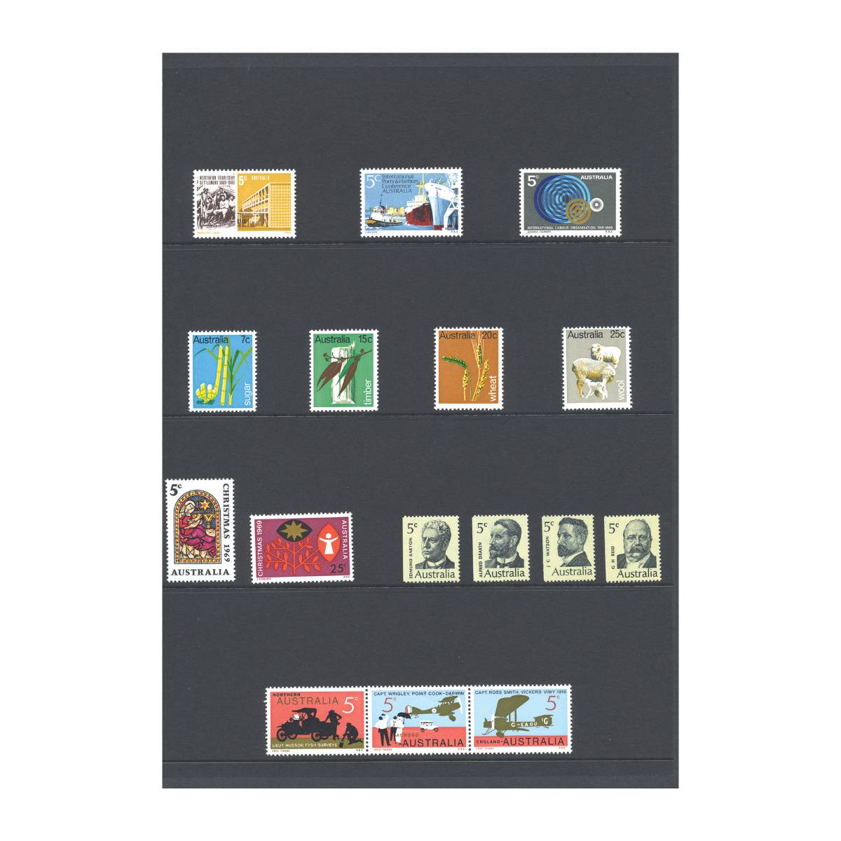 Australia 1969 Year Stamp Set