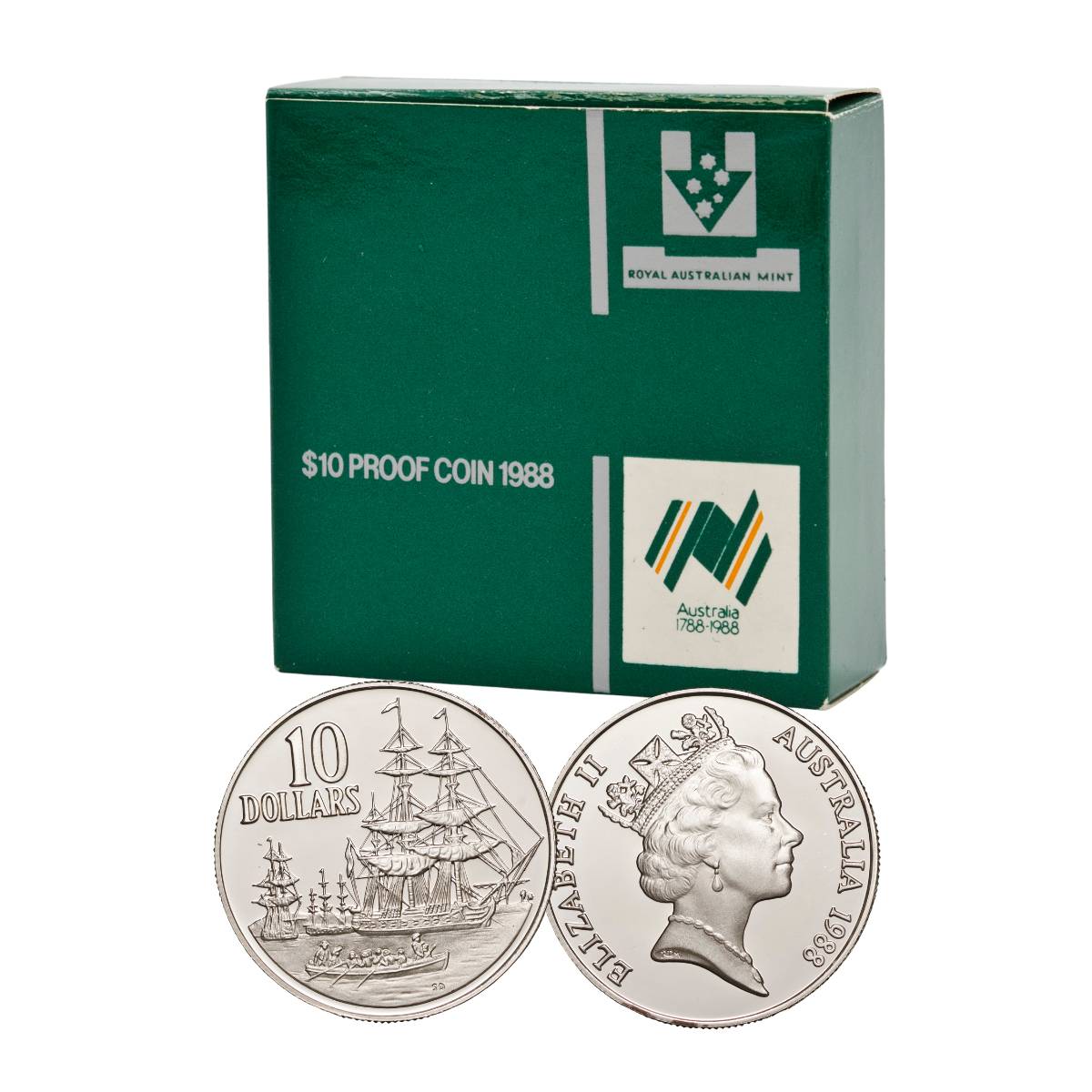 Australia Bicentennial 1988 $10 Silver Proof Coin