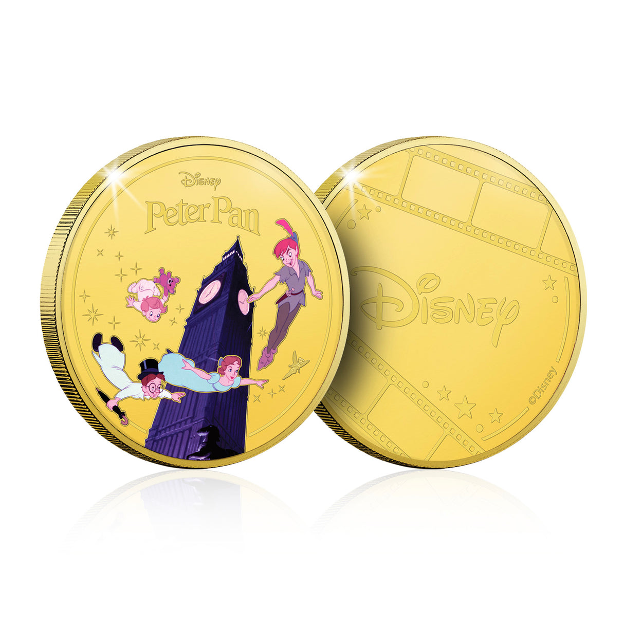 The Official Magic of Disney Peter Pan Gold-plated Prooflike Commemorative