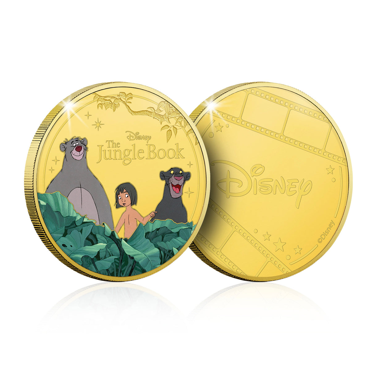 The Official Magic of Disney The Jungle Book Gold-plated Prooflike Commemorative